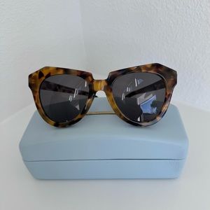 Karen Walker Sunglasses, Number One Style, Tortoise